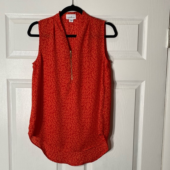 Jocelyn Smith Red Blouse Size: Small - Picture 3 of 10